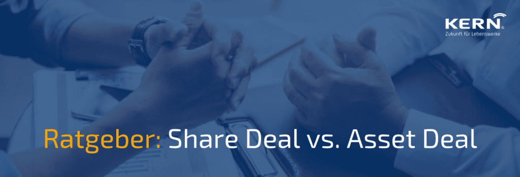 Besprechung Share Deal oder Asset Deal am Schreibtisch