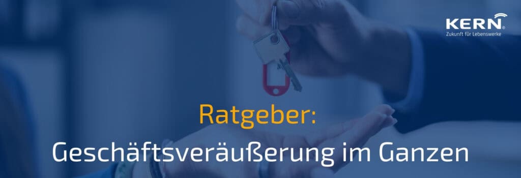 Beitragsbild Geschäftsveräußerung im Ganzen