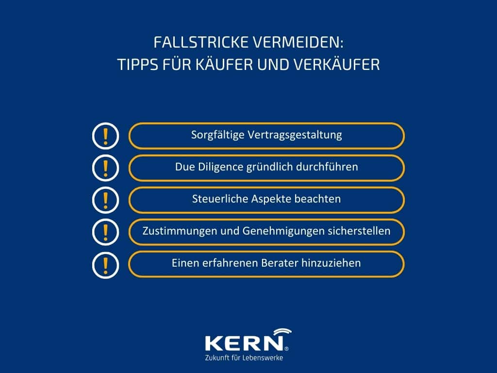 Fallstricke vermeiden Tipps für Käufer und Verkäufer einer Gmbh & Co KG